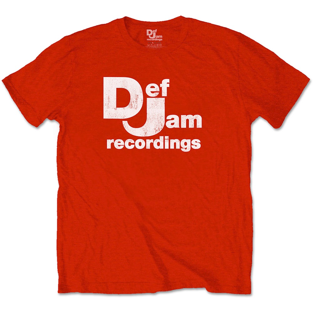 Def Jam Recordings - Classic Logo Tshirt Homme - Rouge